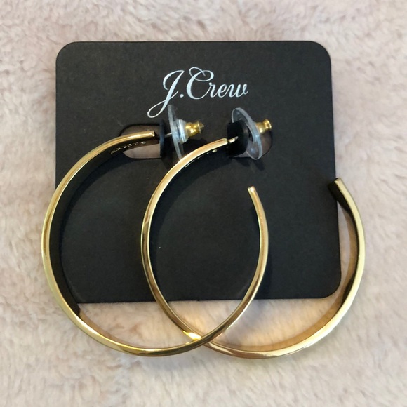 J. Crew Jewelry - Gold and Yellow JCrew Hoops